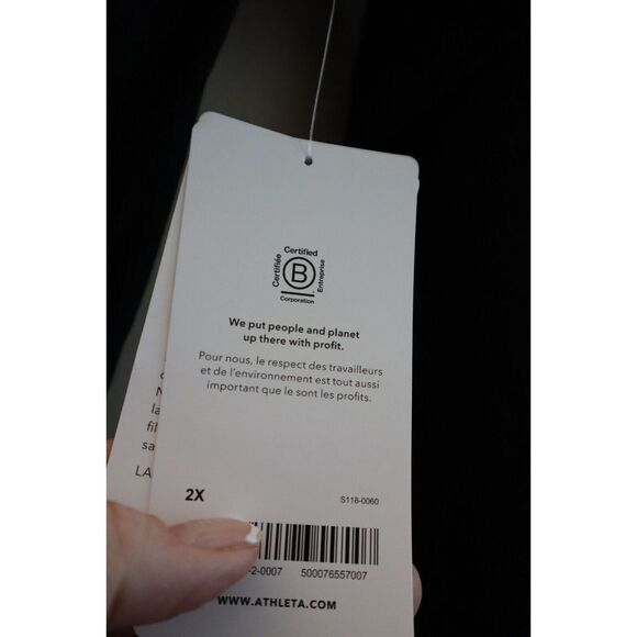 Athleta 983113002 Women's Plus Sz 2X Black Wind Down Sleep Robe - Picture 4 of 9